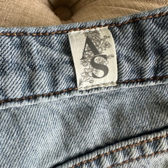 Altar'd State Light Blue Distressed Jean Shorts - Picture 6 of 6